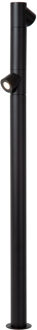 Lucide IBAMBA - Sokkellamp - LED - 2x6W 3000K - IP65 - Zwart
