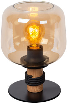 Lucide ILONA - Tafellamp - Ø 18 cm - 1xE27 - Amber