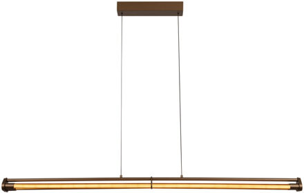 Lucide JANDERIN - Hanglamp - LED Dimb. - CCT - 2x16,5W 2200K/3300K - Handbewegingssensor - Champagne kleur | Vibes