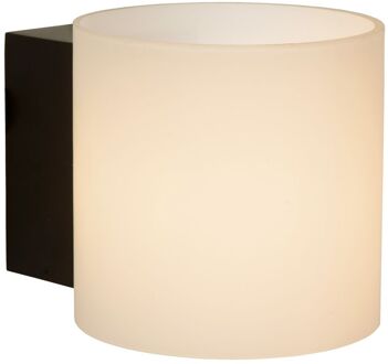 Lucide JELTE - Wandlamp Badkamer - Ø 12 cm - 1xG9 Zwart