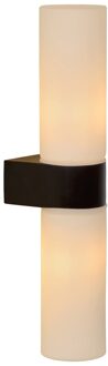 Lucide JESSE - Wandlamp Badkamer - 2xG9 - IP44 - Z Zwart