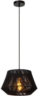 Lucide JESSICA - Hanglamp - Ø 30 cm - 1xE27 - Zwart