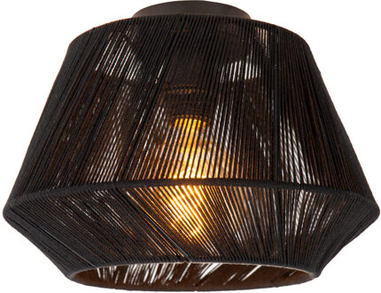 Lucide JESSICA - Plafonnière - Ø 30 cm - 1xE27 - Zwart
