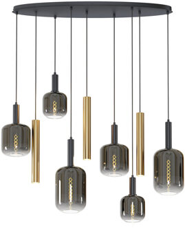 Lucide JOANET - Hanglamp - 6xE27 - Messing