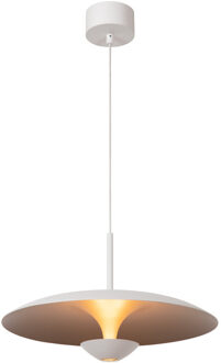Lucide KENNETH - Hanglamp - Ø 40 cm - LED Dimb. - 1x12W 2700K - Wit | Premium