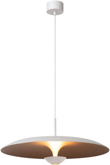Lucide KENNETH - Hanglamp - Ø 60 cm - LED Dimb. - 1x16W 2700K - Wit | Premium