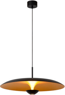 Lucide KENNETH - Hanglamp - Ø 60 cm - LED Dimb. - 1x16W 2700K - Zwart | Premium