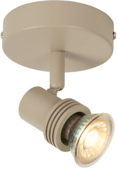 Lucide KIANTI - Plafondspot - Ø 10 cm - 1xGU10 - Taupe