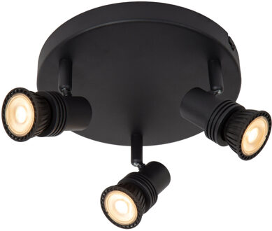 Lucide KIANTI - Plafondspot - Ø 21 cm - 3xGU10 - Zwart