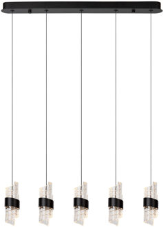 Lucide KLIGANDE - Hanglamp - LED Dimb. - 5x7,8W 2700K - Zwart