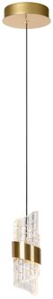 Lucide KLIGANDE - Hanglamp - Ø 13 cm - LED - 1x9W 2700K - Mat Goud / Messing