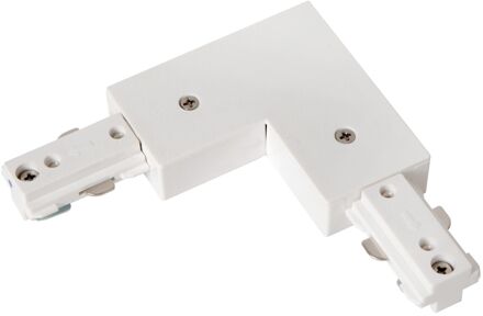 Lucide L-connector Links Railverlichting Track Wit