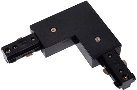 Lucide L-koppelstuk Rechts Track Zwart