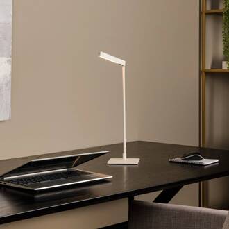 Lucide Lavale LED tafellamp, wit, dimbaar, hoogte 42 cm