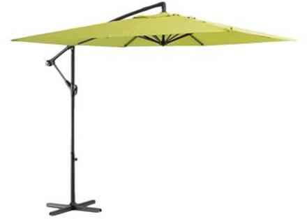 Lucide Le Sud freepole parasol Brava - lime - Ø250 cm - Leen Bakker Grijs - 250 x 250