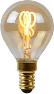 Lucide LED Bulb - Filament lamp - LED Dimb. - E14 - 1x3W 2200K - Amber