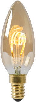 Lucide LED Bulb - Filament lamp - Ø 3,5 cm - LED Dimb. - E14 - 1x3W 2200K - Amber