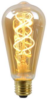 Lucide Led Bulb Filament Lamp Ø 6,4 Cm Led Dimb. Oranje