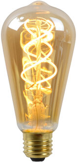 Lucide Led Bulb Filament Lamp Ø 6,4 Cm Led Dimb. Oranje