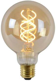 Lucide Led Bulb Filament Lamp Ø 9,5 Cm Led Dimb. Oranje