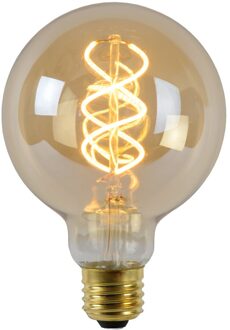 Lucide Led Bulb Filament Lamp Ø 9,5 Cm Led Dimb. Oranje
