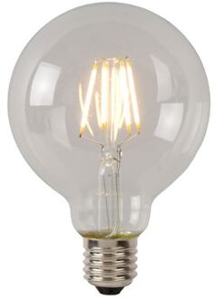 Lucide Led Bulb Filament Lamp Ø 9,5 Cm Led Dimb. Transparant