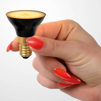 Lucide LED lamp E14 G45 5W 400lm 2.700 K 3-stepDim zwart