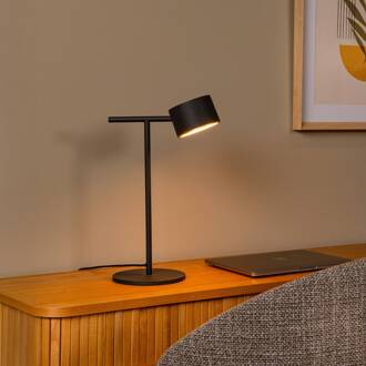 Lucide LED tafellamp Gian, zwart, hoogte 40 cm, metaal