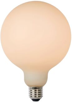 Lucide Ledlamp Globe G125 - Opaal - D12,5cm - Dimbaar - Warm Wit - E27 - 8w