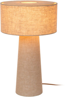 Lucide LEEROY - Tafellamp - Ø 30 cm - 1xE27 - Taupe