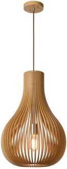 Lucide Lucide BODO Hanglamp - Licht hout Beige