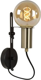 Lucide Lucide MALCOLM Wandlamp - Zwart