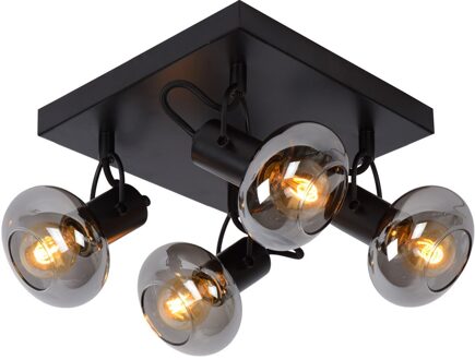 Lucide MADEE Plafondspot 4xE14 - Zwart