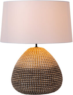 Lucide MADUKA - Tafellamp - Ø 45 cm - 1xE27 - Naturel | Premium