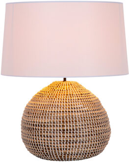 Lucide MADUKA - Tafellamp - Ø 45 cm - 1xE27 - Naturel | Premium