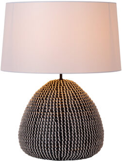 Lucide MADUKA - Tafellamp - Ø 45 cm - 1xE27 - Zwart | Premium