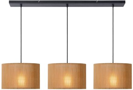 Lucide MAGIUS Hanglamp 3xE27 - Naturel Bruin