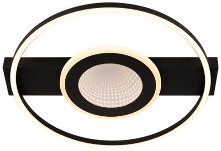 Lucide MARCIA - Plafonnière - LED 3 StepDim - 1x32W 2700K - Zwart | Essential