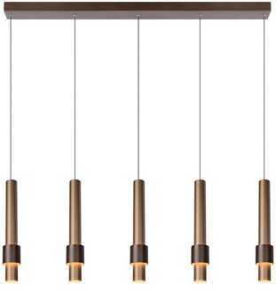 Lucide MARGARY Hanglamp 5xGeïntegreerde LED - Koffie Crème