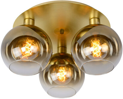 Lucide MARIUS Plafonnière 3xE27 - Mat Goud | Messing