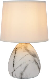 Lucide MARMO - Tafellamp - Ø 16 cm - 1xE14 - Wit