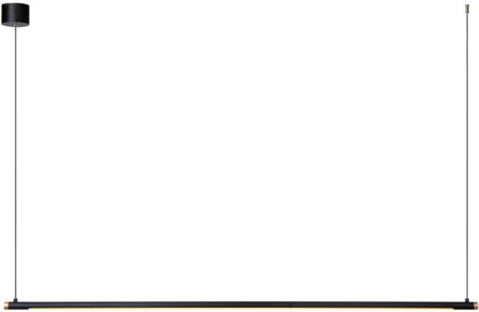 Lucide MARNIK - Hanglamp - Ø 2,5 cm - LED Dimb. - CCT - 1x22W 2700K/4000K - Handbewegingssensor - Zwart | Premium