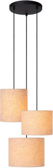 Lucide MAYA - Hanglamp - Ø 46 cm - 3xE27 - Beige