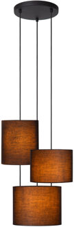 Lucide MAYA - Hanglamp - Ø 46 cm - 3xE27 - Zwart
