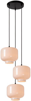 Lucide MEDINE Hanglamp 3xE27 - Opaal Crème