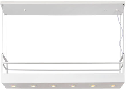 Lucide MIRAVELLE Hanglamp 6xGU10 - Wit