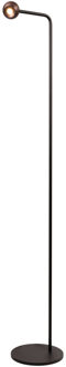 Lucide MONTANA - Vloerlamp - LED Dimb. - 1x6,3W 2700K - Koffie | Premium