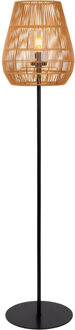 Lucide NERIDA - Vloerlamp Binnen/Buiten - Ø 35 cm - 1xE27 - IP44 - Naturel