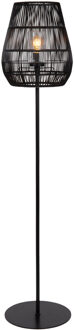 Lucide NERIDA - Vloerlamp Binnen/Buiten - Ø 35 cm - 1xE27 - IP44 - Zwart