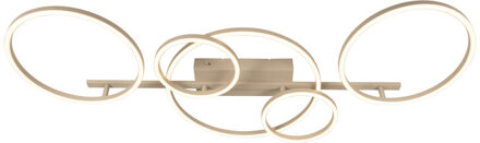 Lucide NICOLA - Plafonnière - LED - CCT - 1x37W 2700K/4000K - Taupe | Essential